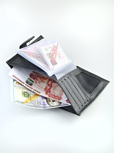 YG Обложка на автодокументы +кошелек "Стамбул 1360" с кнопкой