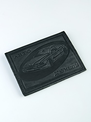 YW Обложка на автодокументы (КРС/нат. кожа) 