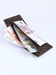 YK Портмоне мужское с зажимом для денег "B1-5101-1B" (нат.кожа)