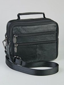 YO Сумка мужская мини "806#" б/н (нат. кожа)