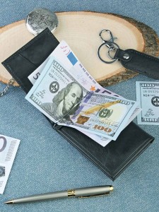 YD Зажим для денег с визитницей Barez 1010