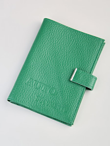 YW-48 Обложка на автодокументы с паспортом с кнопкой Barez