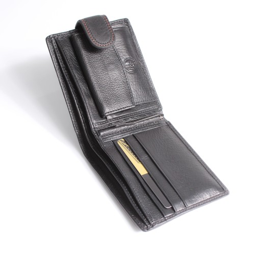 YK  Портмоне мужское HT 208-R0613 (нат. кожа)