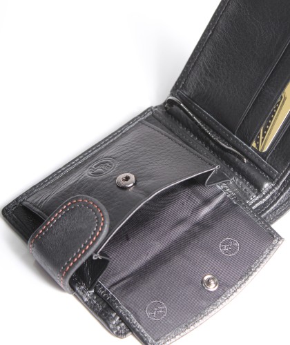 YK  Портмоне мужское HT 208-R0613 (нат. кожа)