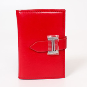 YV Визитница хлястик лак 