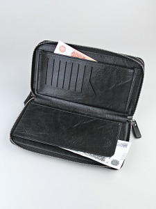 YK Кошелек мужской на 2 молнии 309-2