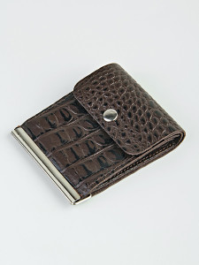 YK Зажим для денег с 2 кнопками L-624